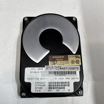 Conner CFA540A 540MB 3.5'' IDE Internal HDD 3600RPM 64KB Cache PC