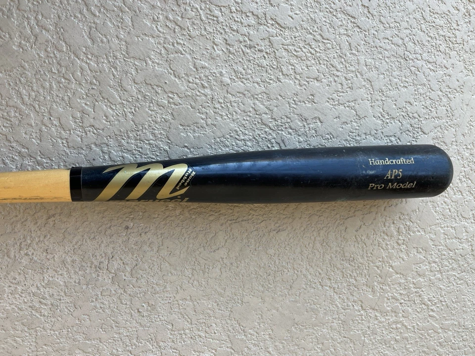 "Bate de béisbol Marucci Pro modelo AP5 hecho a mano 31"" madera hueso frotado arce" Foto 2 de 4