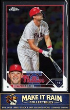 Rhys Hoskins 2023 Topps Chrome #25 Philadelphia Phillies Baseball