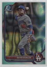 2022 Bowman Draft Chrome Aqua Lava Refractor 21/199 Rayne Doncon #BDC-188 b4a