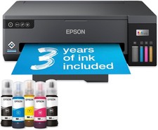 A3 Wi-Fi Ink Tank Printer Black | High Volume Low-Cost Borderless Prints