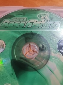 Sega Bass Fishing (Sega Dreamcast, 1999) Disc only Working Light Scratches