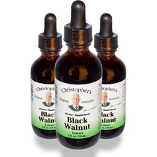 Christopher'S Original Formulas Black Walnut Extract 2 Fl Oz Herbs 3 Pack