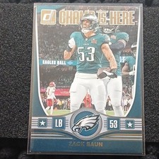 2025 Panini Donruss Champ Is Here Insert Zack Baun #CIH-ZBN Eagles NFL