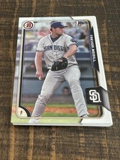 (19) 2015 Bowman Draft 1st #62 Trevor Megill Padres Brewers