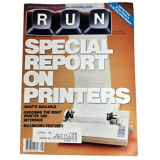 RUN Magazine May 1986 Commodore C-64 128 Software Computer Program Vintage