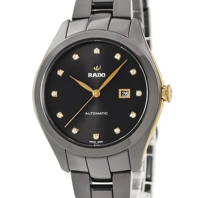 RADO HyperChrome Automatic Black Ceramic Diamond Dial R32255712 [Unused / 35mm]
