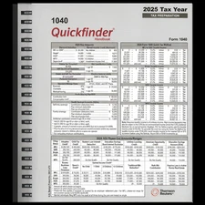 New - 2025 1040 Tax Preparation Quickfinder Handbook