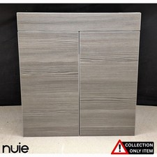 500 WALL HUNG 2-DOOR BROWN GREY AVOLA CABINET ONLY "Graded"