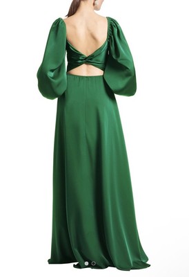 $795 NWT SACHIN & BABI Angelina Gown Emerald Green Maxi Dress Slit V-Neck SZ 10 | eBay $795 NWT SACHIN & BABI Angelina Gown Emerald Green Maxi Dress Slit V-Neck SZ 10 | eBay