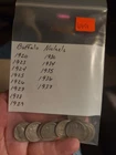 13 Different Date Buffalo Nickles Dates Are Listed. All Dated Readable No Culls