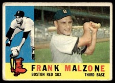 1960 Topps Frank Malzone -- Boston Red Sox #310