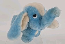 R. Dakin  Co. Cute 1977 Vintage Blue Elephant Baby Nursery