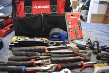 Husky bolsa de herramientas, plomada completa a herramientas, gran juego