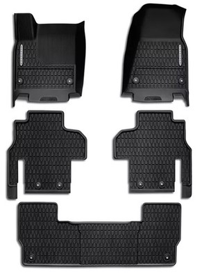 82216634AA All-Weather Floor Mats Jeep Wagoneer (2022-2026) Mopar OEM