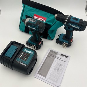 Makita 18V LXT 2-Tool Combo Kit Impact Driver + Drill/Driver Charger Bag Recond