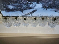 Waterford Crystal “Pattern of the Sea” Stem less Wine Glass – Set of 6!