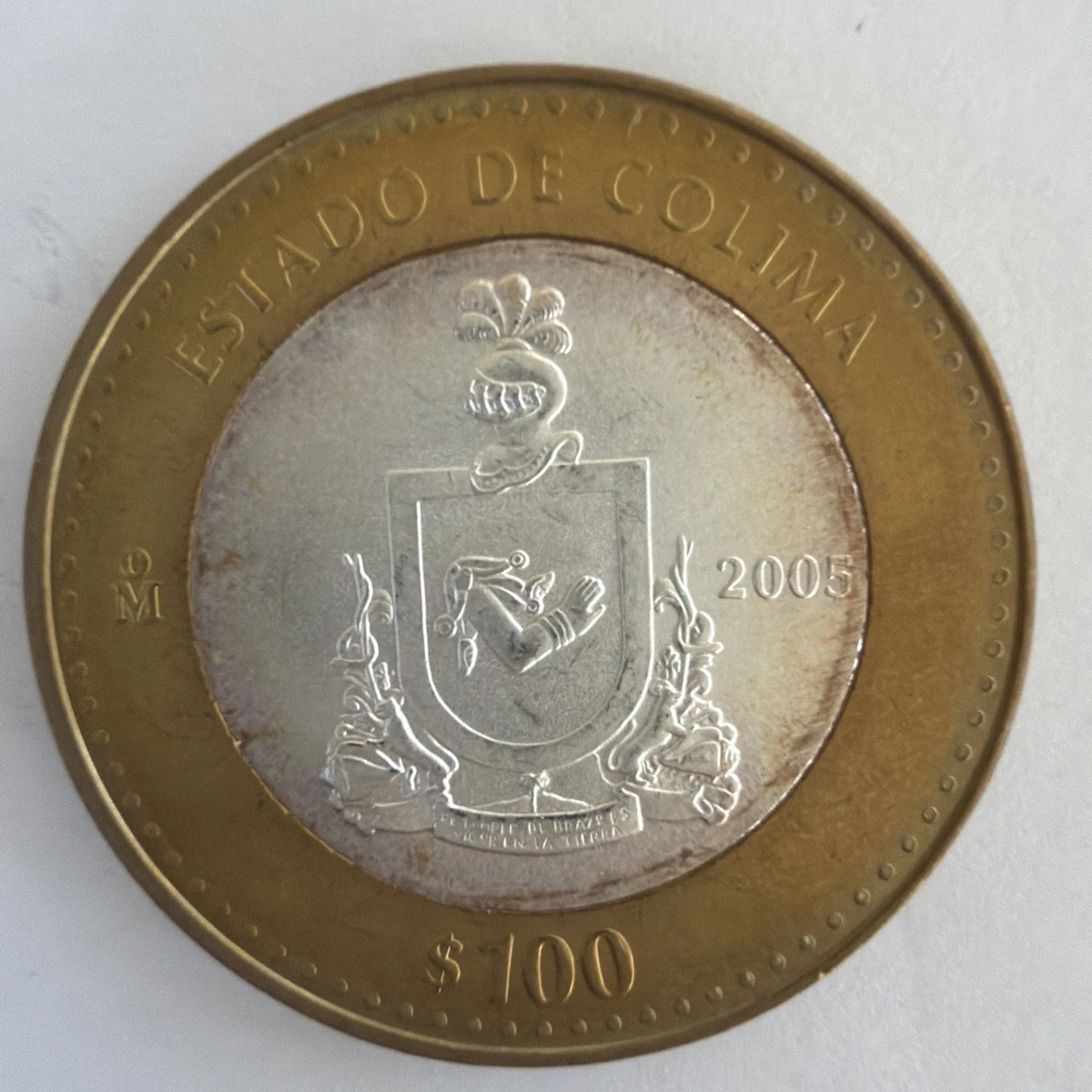 「ドン・キホーテ・デ・ラ・マンチャ」記念 メキシコ造幣局発行 2005年 Uncirculated 100 Pesos Denomination 2005 Mexican Coins (1905-Now
