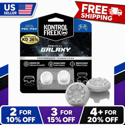 KontrolFreek FPS Freek Galaxy White PS5 PS4 Performance Thumbsticks New