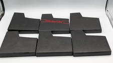 Nintendo Nes Black Sleeve Game Case Dust Cover Lot Of 6