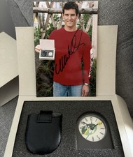 Mark Webber LE F1 Clock & Hand Signed Photo