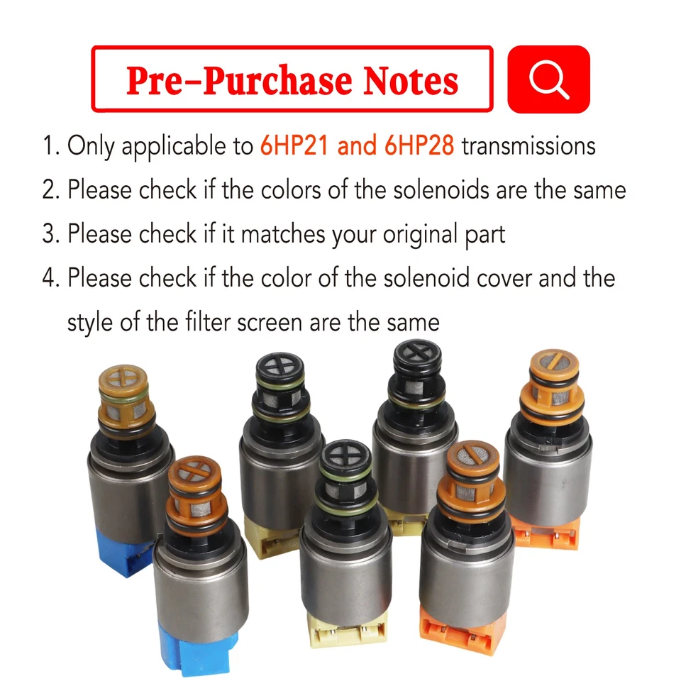 Kit de solenoide de transmisión automática 1068298047 para BMW 528i 535i 550i xDrive 2008-2014 Foto 2 de 4