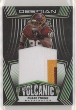 2020 Panini Obsidian Volcanic Material Electric Etch Green /50 Chase Young ht1