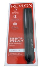 Revlon Perfect Heat 1" Ceramic Flat Iron Hair Straightener, Black RVST2082PK2