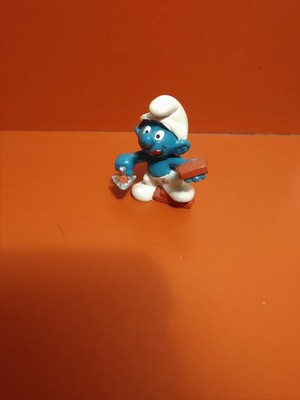 Smurfs Bricklayer Smurf PVC Figure Schleich Peyo 1981
