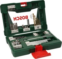 Bosch V-Line Tin-Bohrer- Und Bit-Set, 48-Teilig, Mit Magnetstab Und Kegelsenker