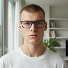 Ray Ban T RB705644 55 17 145 Black / Gold Eyeglasses / Frames E67