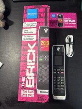 Binatone Brick Nostalgic Mobile Phone, Bluetooth - New battery & boxed