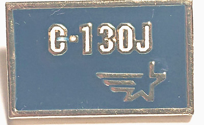 Vintage Lockheed Martin C-130J Super Hercules Aircraft Lapel Hat Pin #2