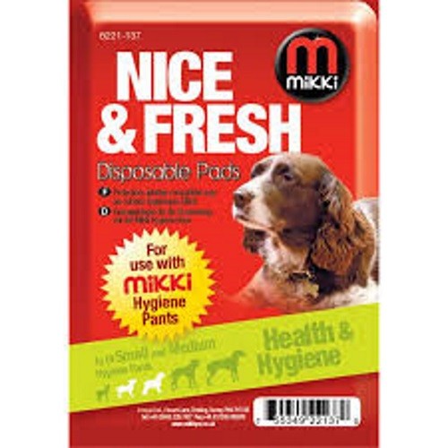 MIKKI DOG HYGIENE PANTS NO MESS NO STRESS FOR DOGS BITCHES ON HEAT IN