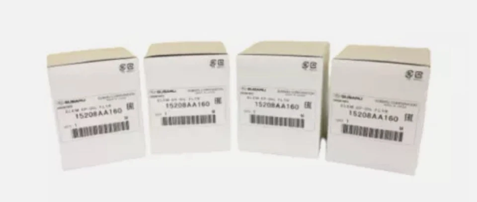 Filtro de aceite de motor original 15208AA160 4 PIEZAS Subaru Impreza Legacy HECHO EN JAPÓN Foto 2 de 4