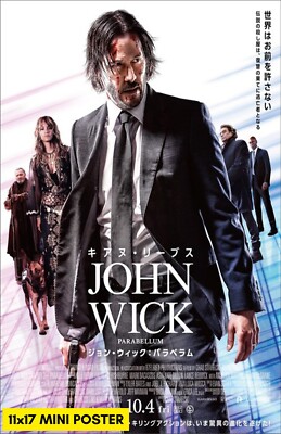 John Wick: Chapter 3 - Parabellum (2019) Movie Poster 11x17 Keanu