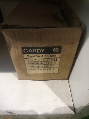 Differential 4 Pole 500Ma Gardy Einstellbar Von 10A Bis 30A