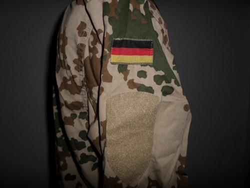 GERMAN ARMY TROPICAL FLECK CAMOUFLAGE SHIRT/JACKET SIZE SMALL FLECKTARN - Picture 4 of 9