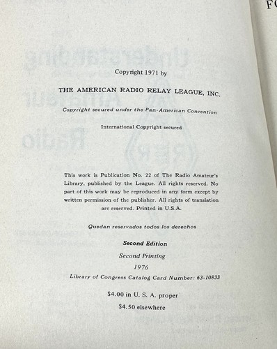 The ARRL Understanding Amateur Radio 1976 Second Printing - Picture 2 of 6