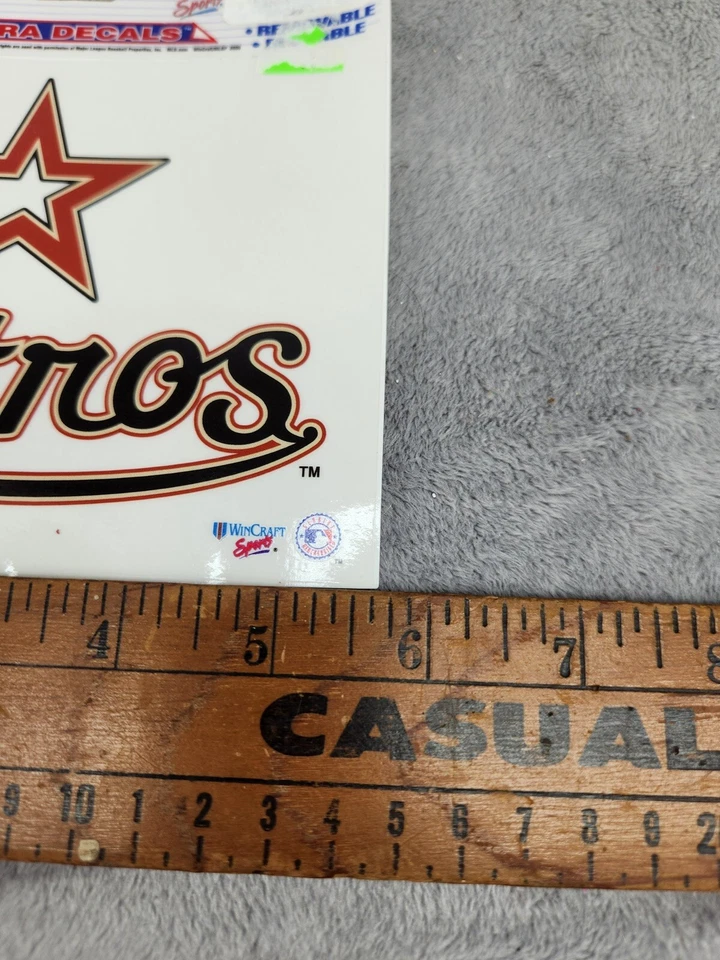 HOUSTON ASTROS MLB BÉISBOL 5,5” X 5,5” ULTRA CALCOMANÍA VENTANA COCHE AUTO Foto 3 de 4
