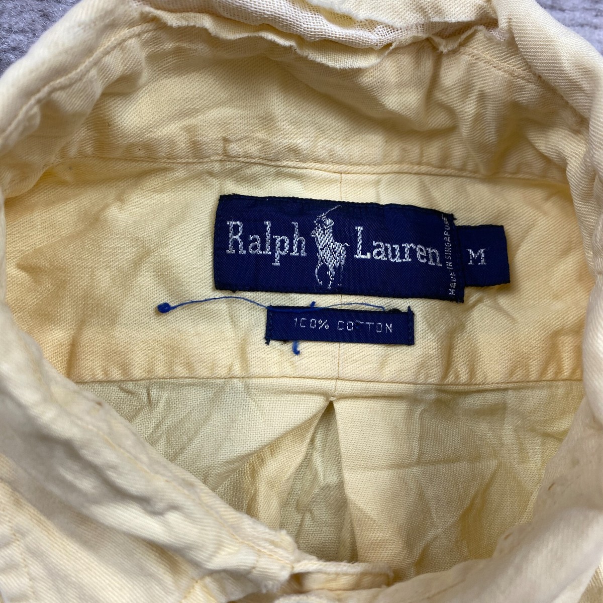 【希少】POLO RALPH LAUREN 希少】90s ポロスポーツ ラルフローレン 開襟 キューバシャツ L