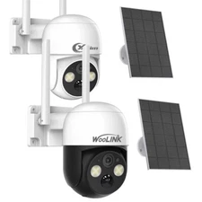 4MP Wireless Solar Camera 2.5K WiFi Solar Battery Security Camera System 360°