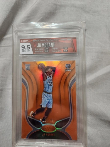 2019-20 Panini Certified Mirror Orange #152 Ja Morant RC 10/99 HGA 9.5! WOW! 
