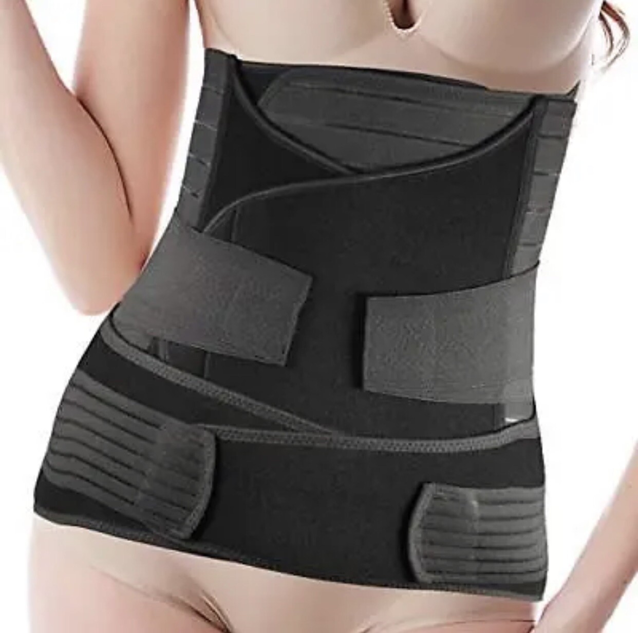 Postpartum Belly Wrap 3-in-1 Support Belt for C-Section & Plus Size Recovery-image