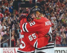 Autographed JOAKIM NORDSTROM Chicago Blackhawks  8X10 Photo - w/COA