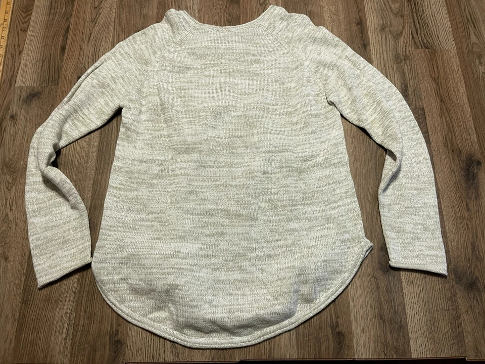 Свитер Jeanne Pierre, женский размер большой, зеленый белый, пуловер, вязаный - Изображение 2 из 4