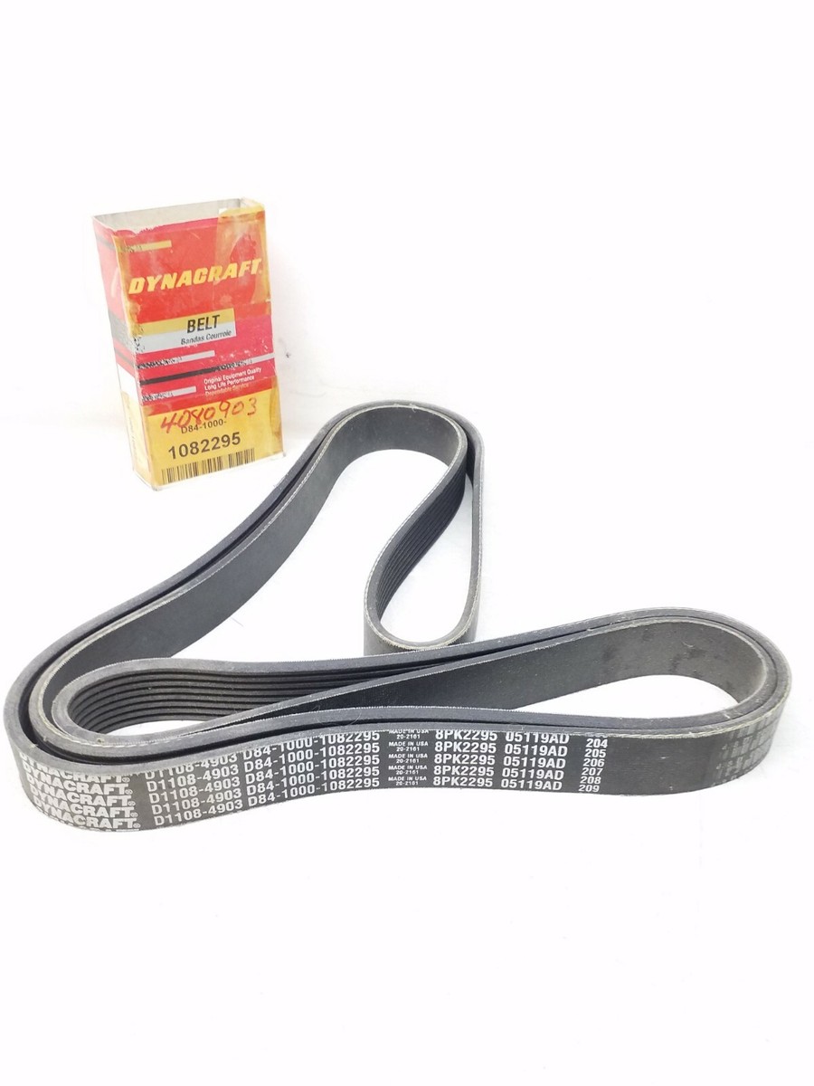 D84-1000-1082295 Dynacraft Serpentine Belt 8PK2295 Free
