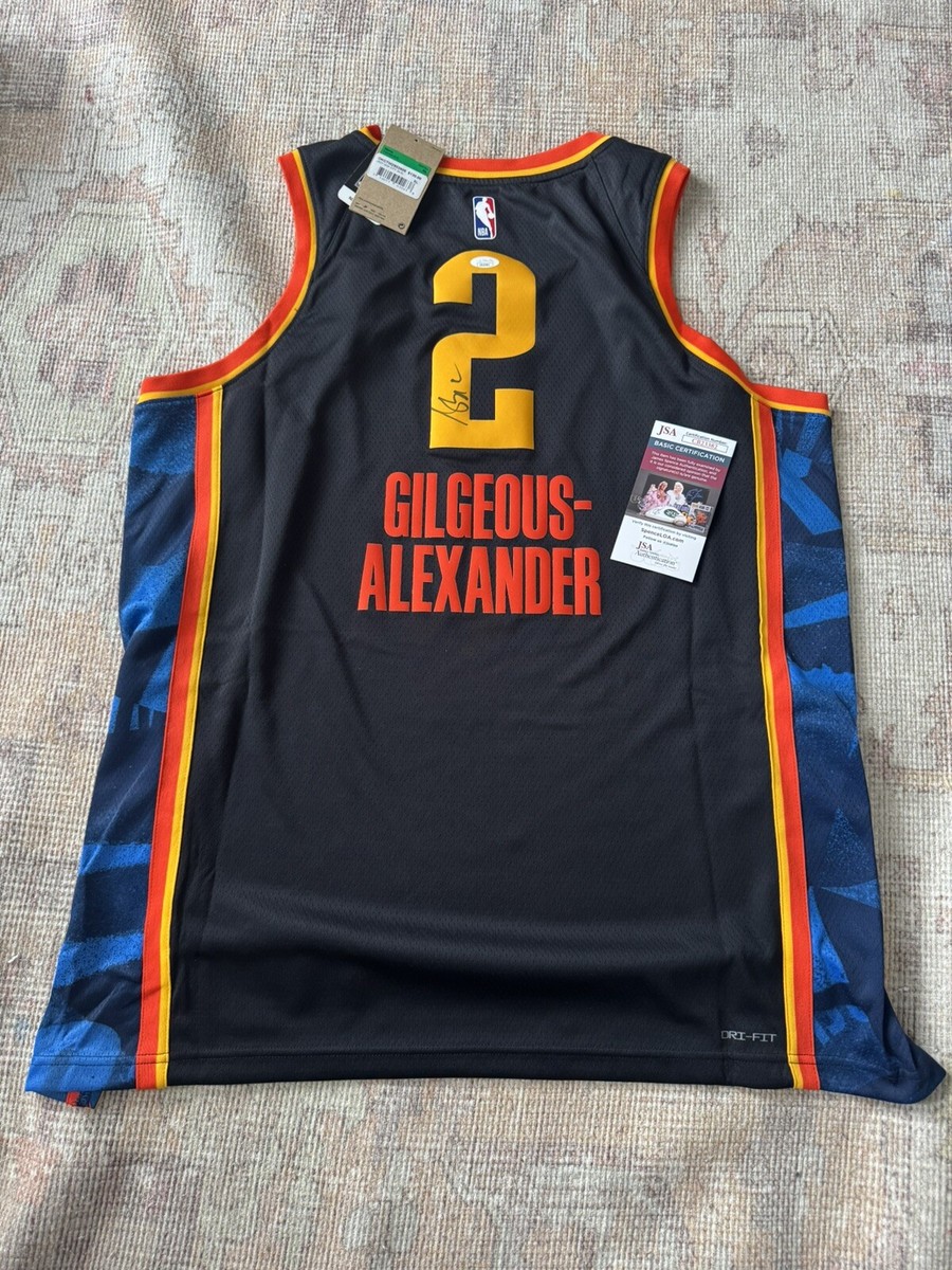 SHAI GILGEOUS ALEXANDER Autograph Signed 2025 Nike Swingman