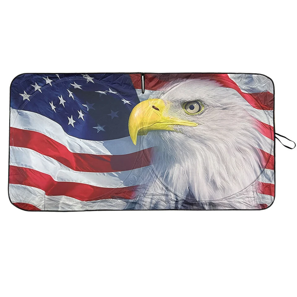 Parasol bandera americana ventana parabrisas para Dodge RAM 2500 Foto 4 de 4