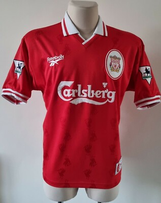 Liverpool 1996 - 1998 Home football Reebok shirt #9 Fowler size 38